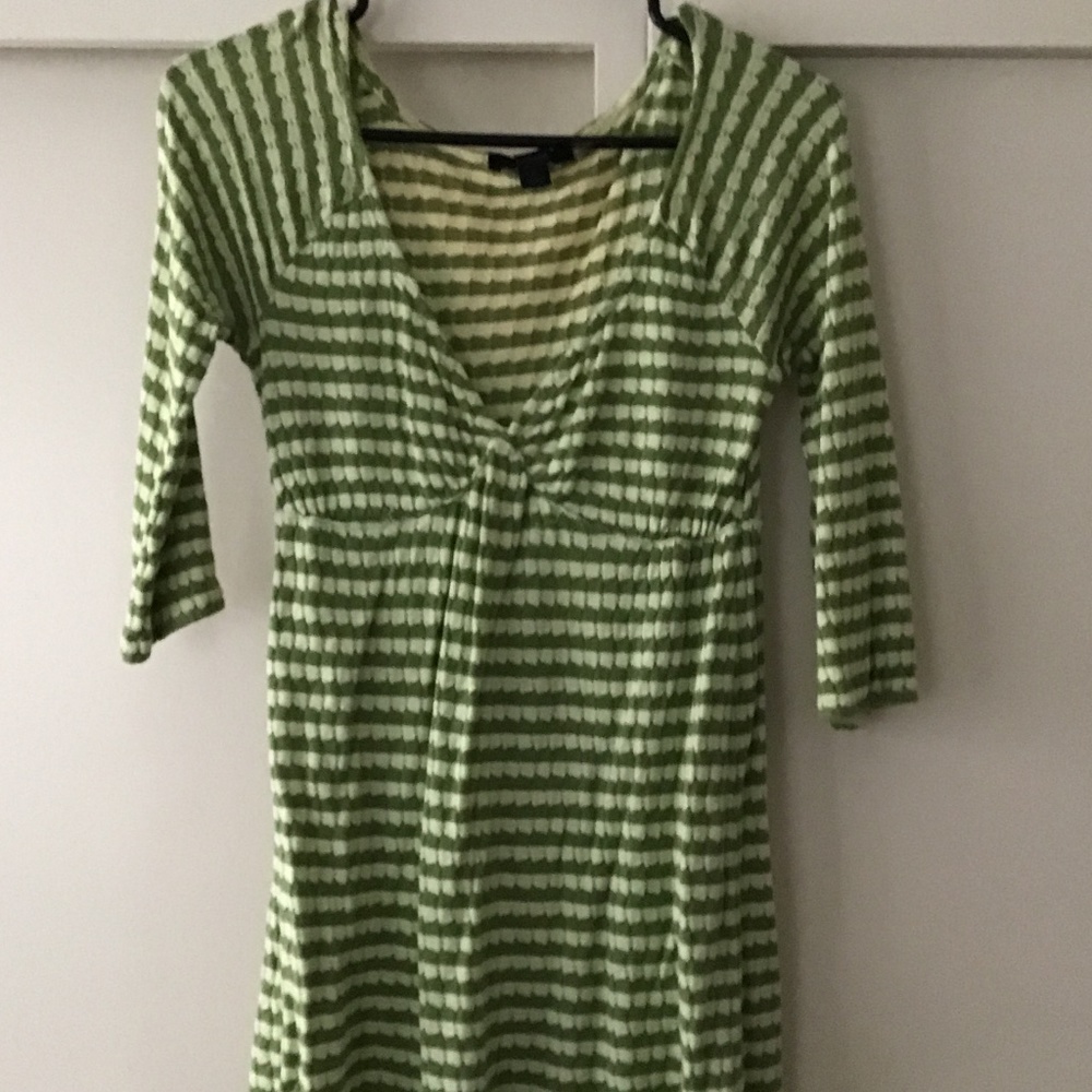 Express Green Striped Tunic